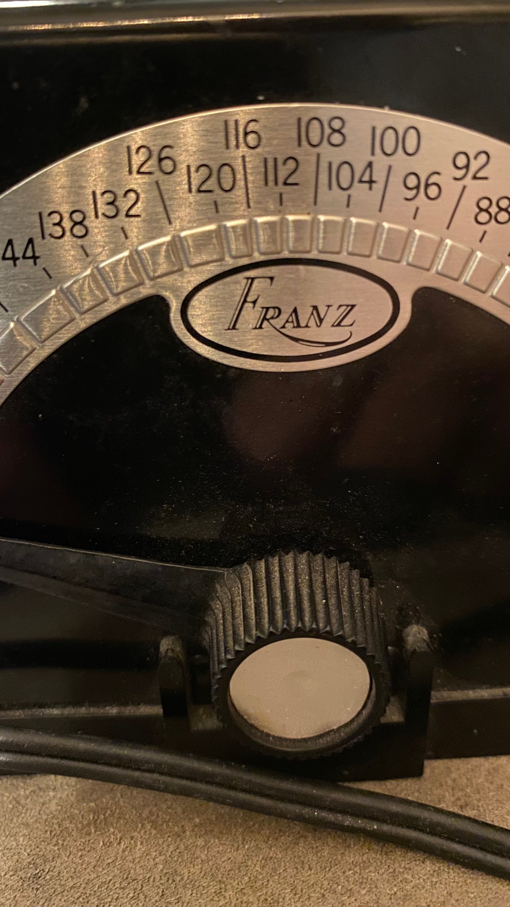 Vintage 1950’s Franz Metronome with Blinking Diamond Shaped Light