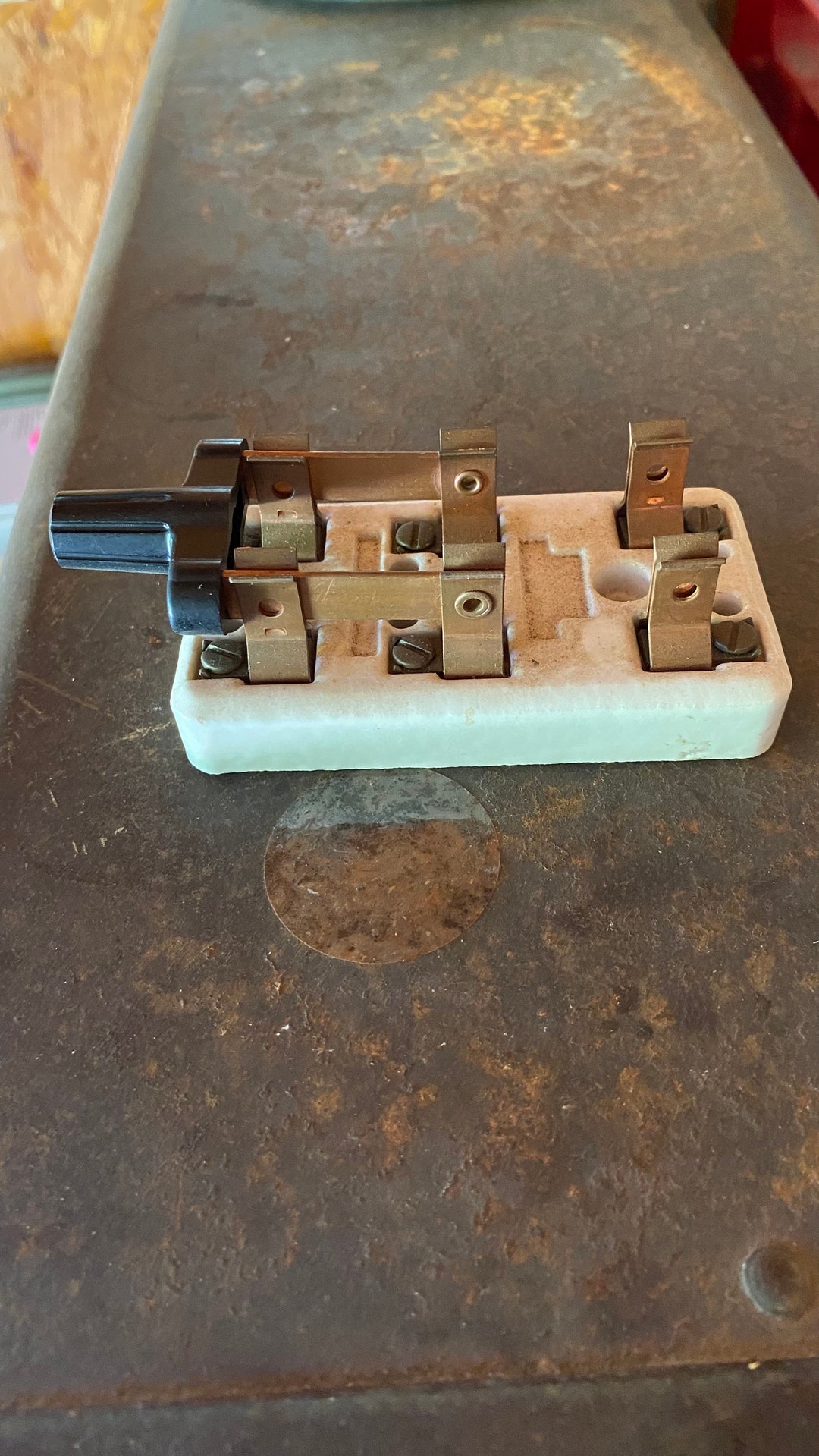 Vintage Porcelain Electrical Knife Switch Etsy