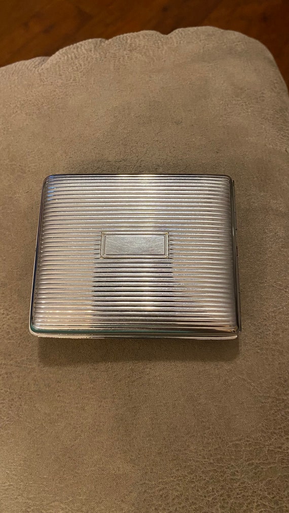 Flip Top Cigarette Case Solid Metal Cigarette Case Vintage Cigarette H –  Lighter Parts Pro