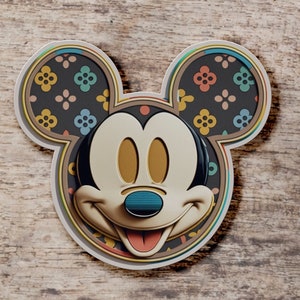 Designer Mickey Sticker Disney Mickey Mouse Decal LV
