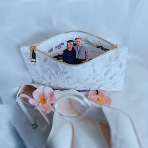 Wedding Purse, Photo Lining Purse, Personalized Wedding Purse, Mother of the Groom Wedding Gift, Handmade Photo Lining Purse, Gift For Mom