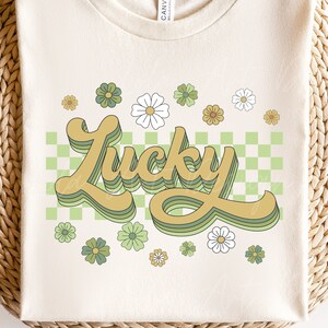 Lucky PNG For Sublimation, Happy St Patricks Day Design For TShirt Png, St Patrick sublimation, Lucky Png, Clover png, Instant Download