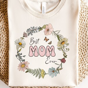 Best Mom Ever PNG Sublimation Design, Boho Mom Shirt Design Png, Mom Gift ,Mom sublimation, Mama png, Mothers day Sublimation Design
