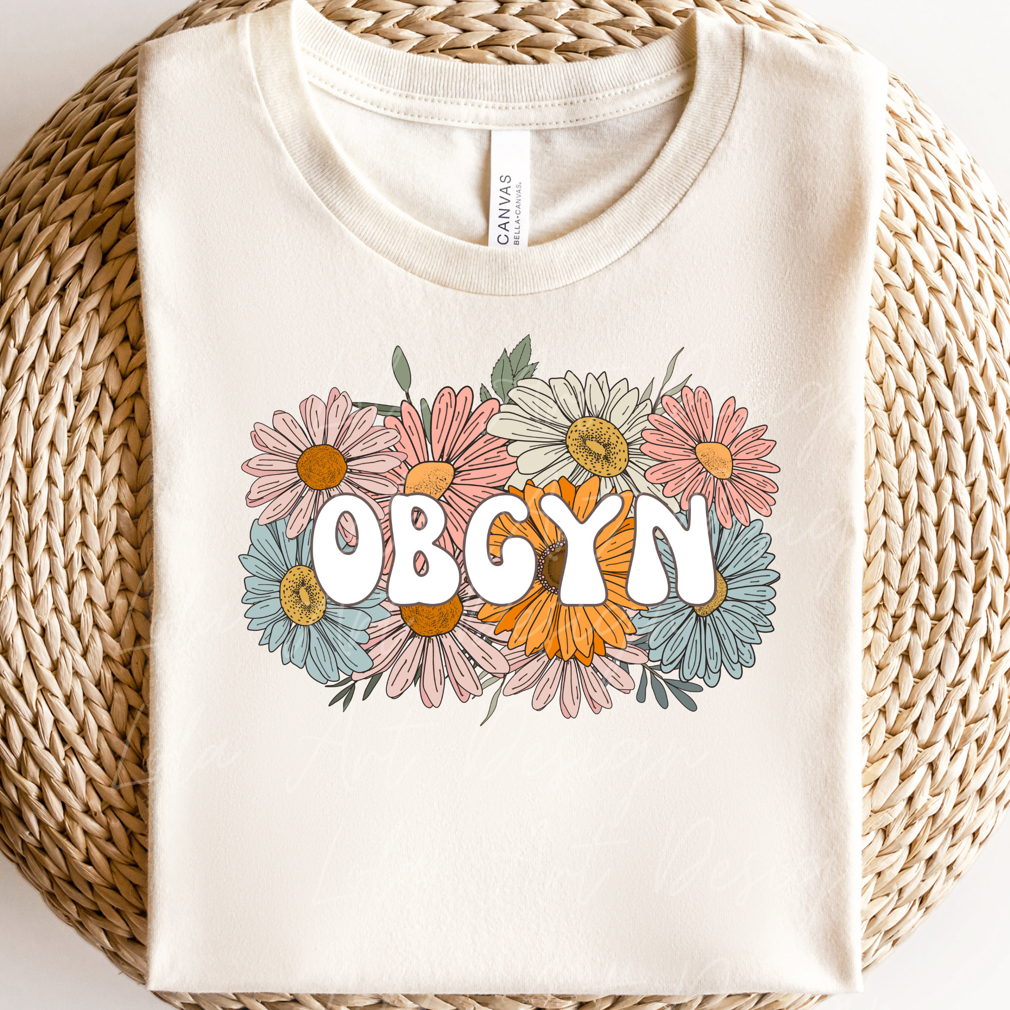 Floral OBGYN Png Sublimation Design, Boho OBGYN Shirt Design Png, OBGYN ...