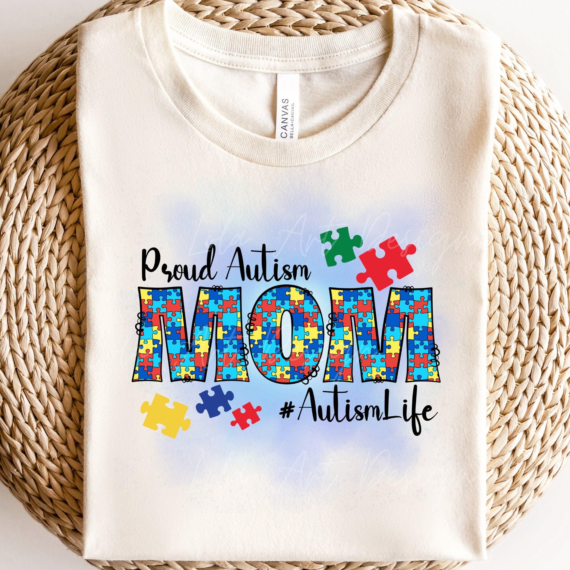 Proud Autism Mom Png Sublimation Design Download, Autism Awareness Png ...
