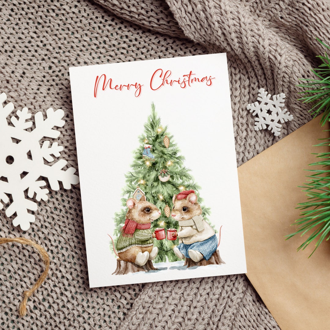 Cute Merry Christmas Mice & Christmas Tree Card /printable Merry Christmas Greeting Cards /DIY Christmas Cards/ DIGITAL DOWNLOAD - Etsy cute-merry-christmas-mice-christmas-tree-card-printable-merry-christmas-greeting-cards-diy-christmas-cards-digital-download-etsy