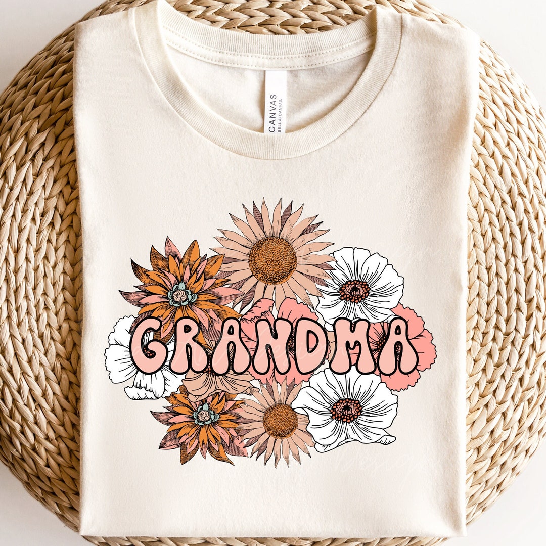 Grandma PNG for Sublimation Boho Grandma Shirt Design Png - Etsy