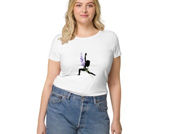 Yoga shirt - lavender - Organic