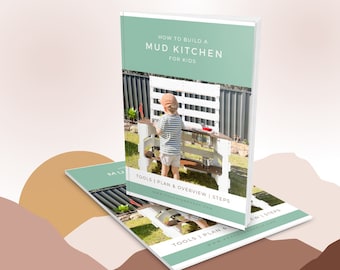 DIY-planer för lerkök – Enkel utomhuslekplats för barn (PDF-nedladdning)
