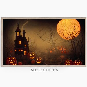 Gothic Halloween Night Frame Tv Art, Art For Tv, Tv Wall Art, Frame Tv Digital Art, Frame Tv Art, Tv Wallpaper, Instant Download