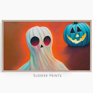 Instant Download Halloween Frame TV Art, Ghost Art For Tv, Spooky Tv Wall Art, Samsung Frame Tv, The Frame Tv Art, Fall Frame Tv Art