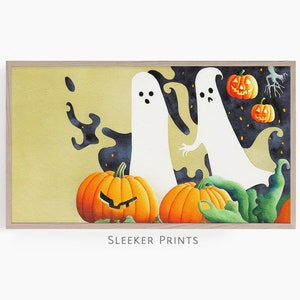 Cute Ghosts Tv Frame Art, Halloween Frame Tv Digital Art, Fall Frame Tv Art, Samsung Frame Art, Frame Tv Art 4K, Digital Download