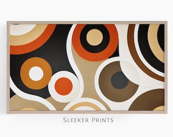 Mid Century Frame Tv Art, Boho Samsung Frame Tv, Neutral Modern Tv Frame Art, Earth Toned Frame Tv Art, descarga digital