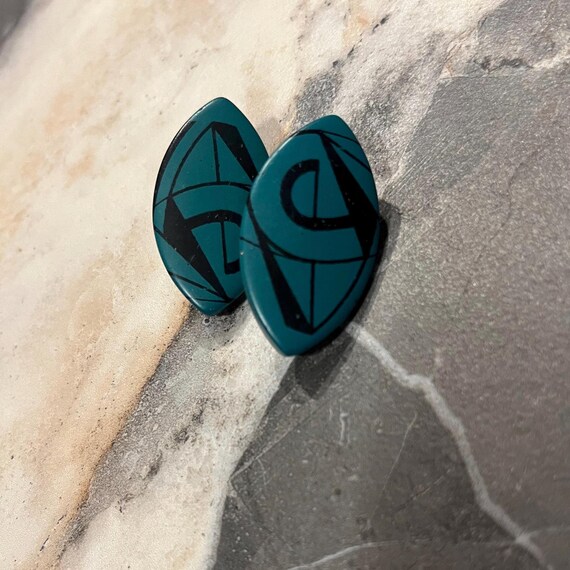 Code Earrings - circa 1980’s - image 3