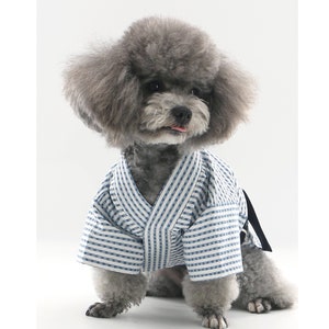 Light and Breathable Summer Japanese Yukata for Cats and Dogs, Patterned Cotton Yukata for Pets image 1