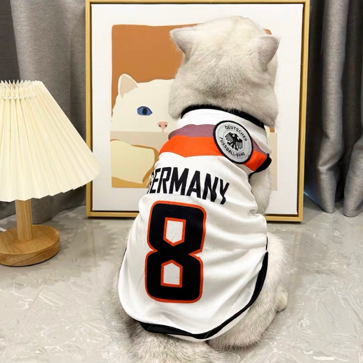 Cute Pet Football Jersey, Pet Soccer Jersey, Dog Cat Soccer, Dog