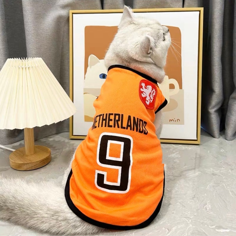 Cute Pet Football Jersey, Pet Soccer Jersey, Dog Cat Soccer, Dog