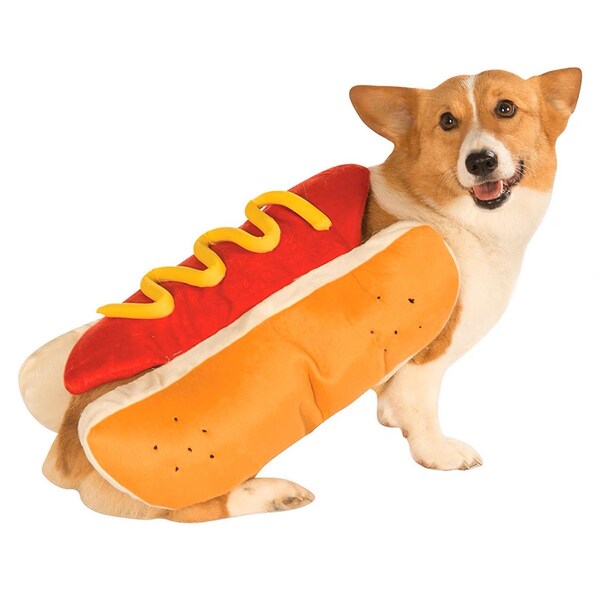 Funny Pet Hotdog Costume, Hotdog Outfit for Dogs and Cats, Hotdog Pet Costumes, Food Pet Costume, Hotdog Pet Costume, Funny Dog Cat