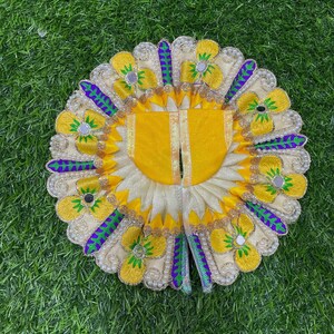 Kanha/Laddu Gopal/Krishna Ji Dress/ Poshak_ Size No. 1 to 2