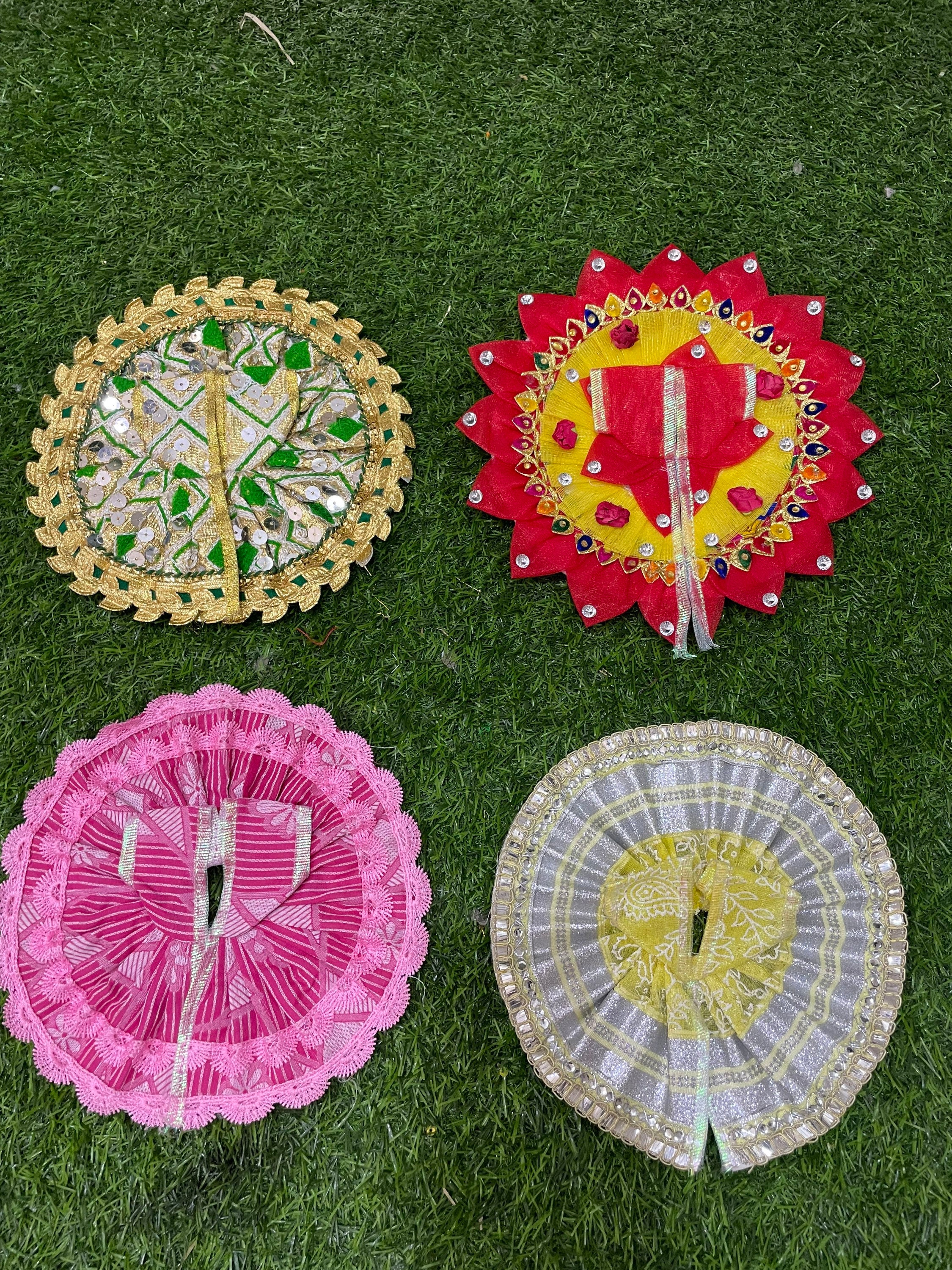 Gopal Ta Laddu Gopal Poshak Set for Size 4 / Set of 4 Kanha Ji Dress / Krishna ...