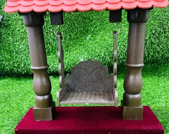 Laddu Gopal-jhula in moderne stijl / huistempeldecor / schommel beschikbaar voor maat 0, 1, 2, 3 / Janmashtami special jhula