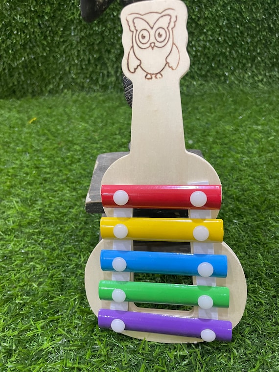 Wooden musical toy of Krishna  / home decor / temple decor / Krishna leela / Janmashtami decor