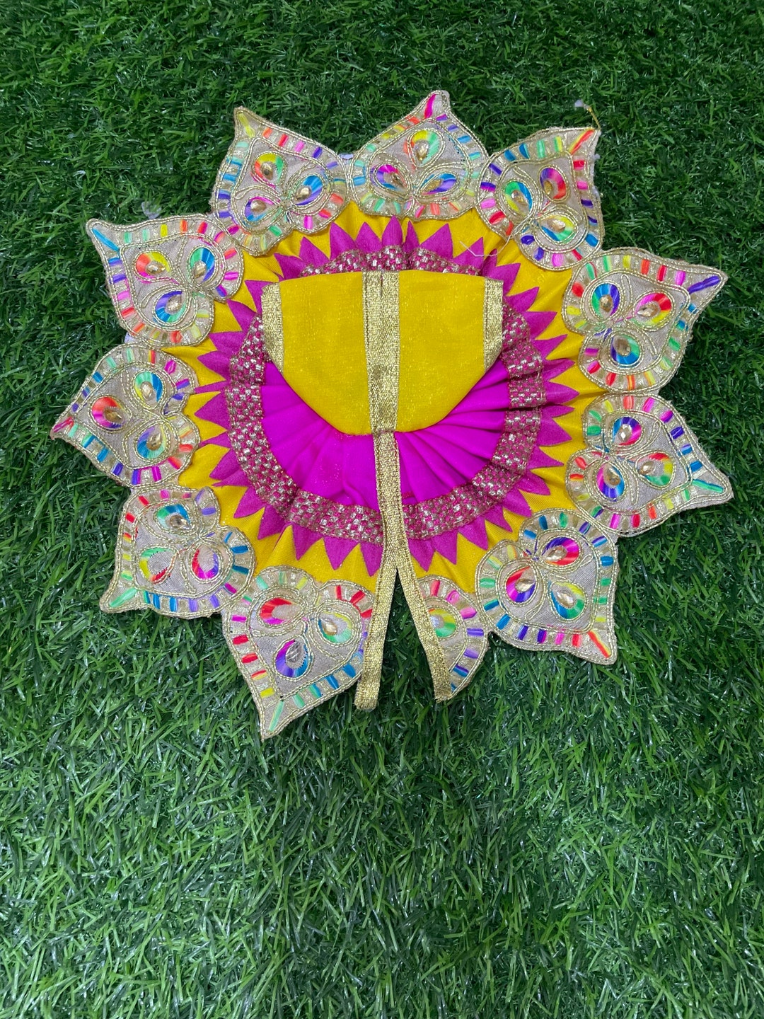 Kanha/Laddu Gopal/Krishna Ji Dress/ Poshak_ Size No. 3 -4