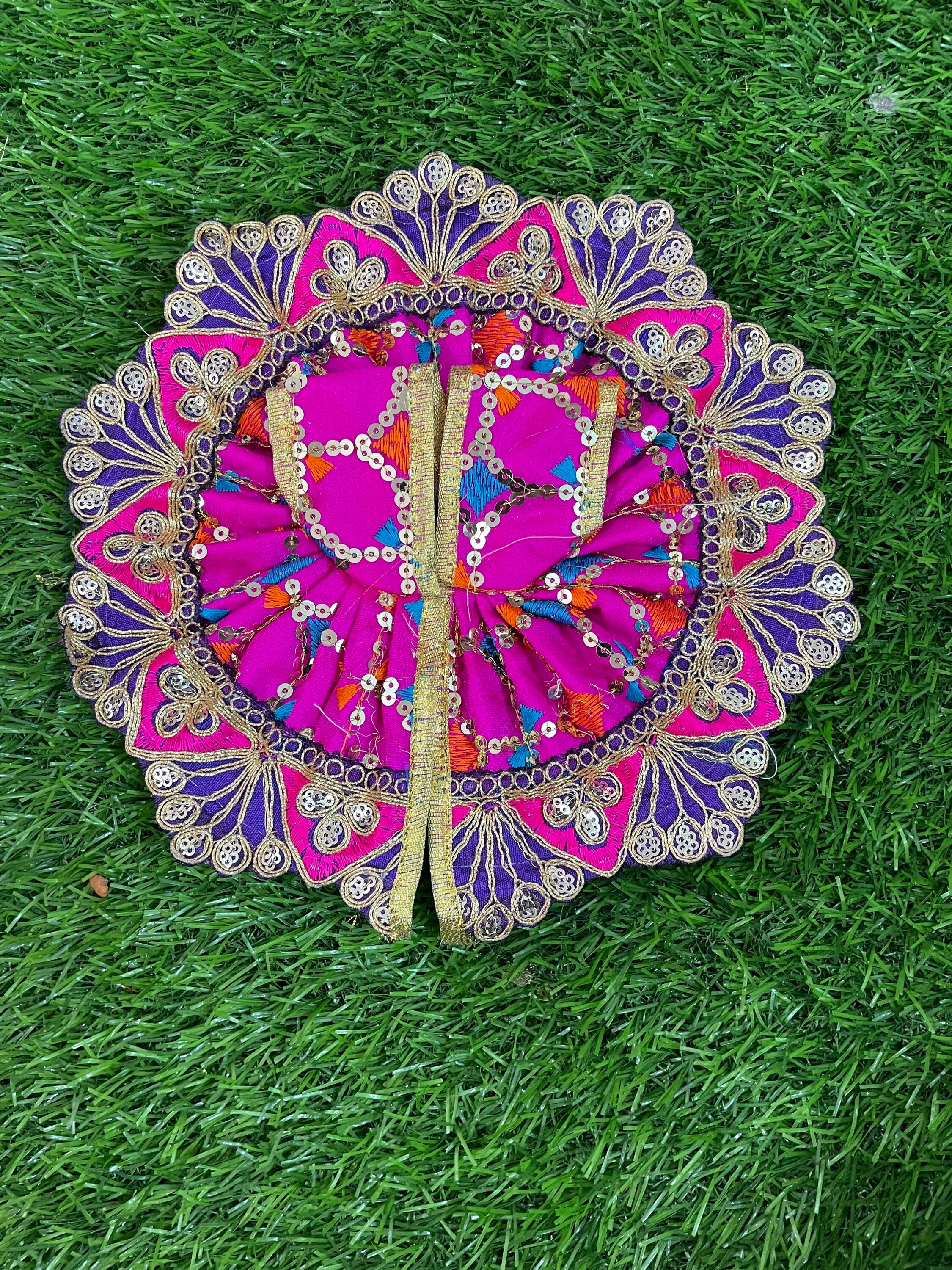 Laddu gopal poshak per taglia 0/1/2/3/4/5/6/7, abito kanha ji, abito laddu gopal, kanha ji poshak, abito bal gopal, abito bal krishna, divinità - Italia