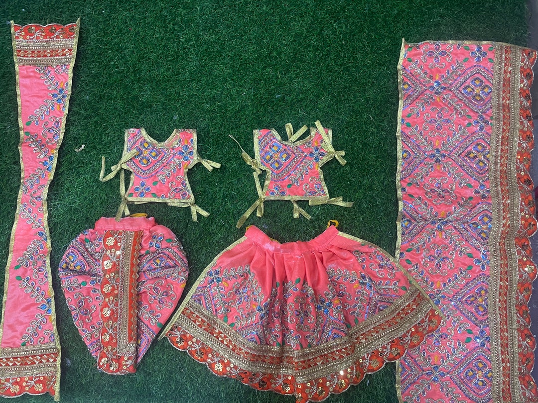 Radha Krishan-Poshak-Lehenga/Dhoti-Size 3