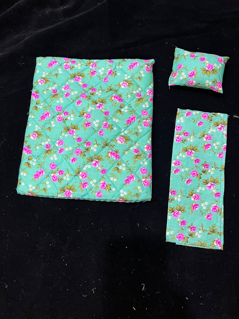 Laddu Gopal Gaddi / Bed for Deity Idols / Set of Gaddi With Pillow and