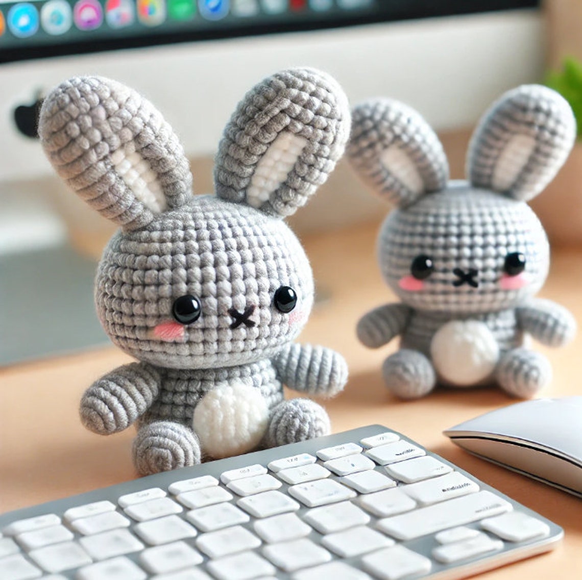 Loppy the Bunny Crochet Pattern, Rabbit Amigurumi, Rabbit Crochet ...