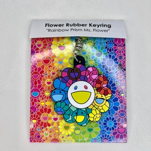 Murakami Dodgers Flower Keychain - Etsy