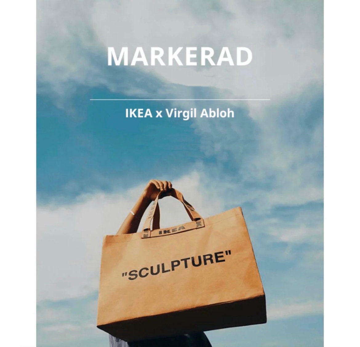 IKEA X Virgil Abloh Markerad Shopping Bag - Etsy IKEA X Virgil Abloh Markerad Shopping Bag - Etsy