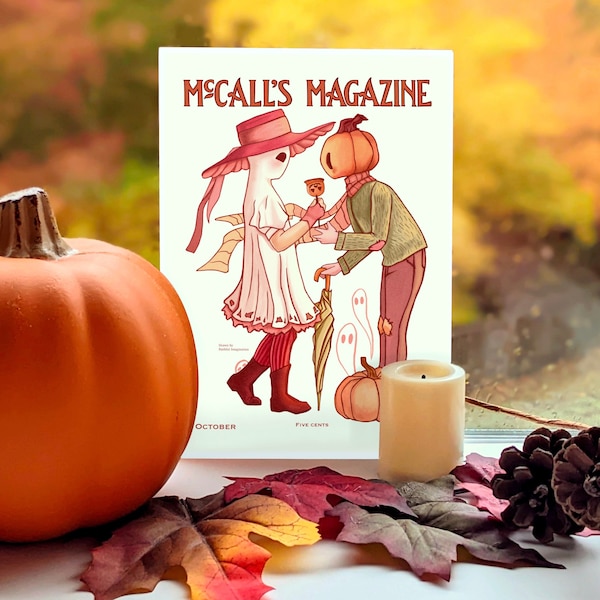 Rosi Boo & Mr. Pumpkin McCall’s Magazine Print | 8.5” by 11"