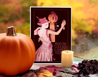 Rosi Boo & Mr. Pumpkin Arrow Collars Print | 8.5” by 11”