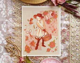 Rosi Boo Scrapbook Print | 8.5” by 11”