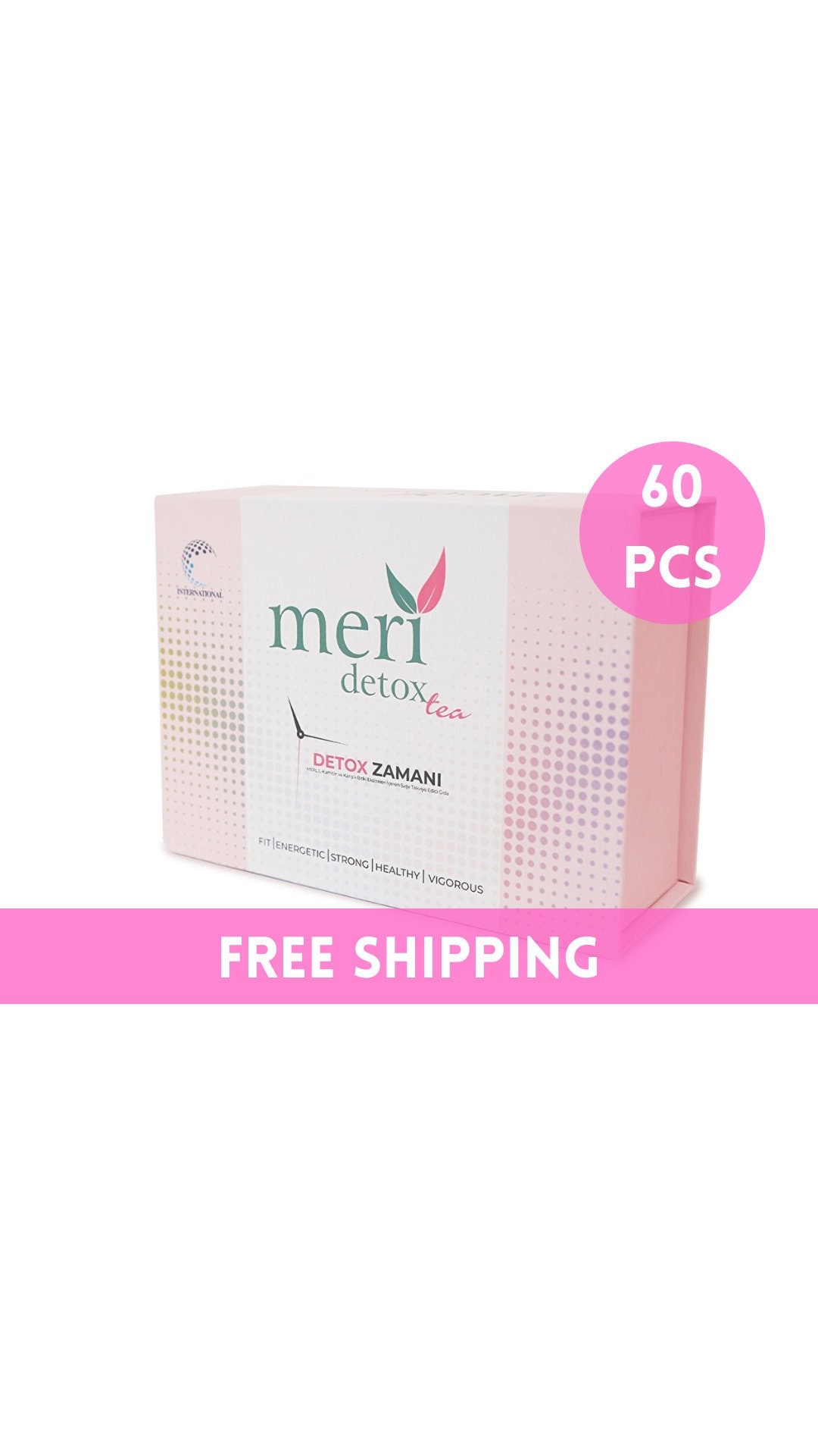 Tea Meri Detox Tea Diet 60 Pieces for 1 Month Extract Powder Etsy