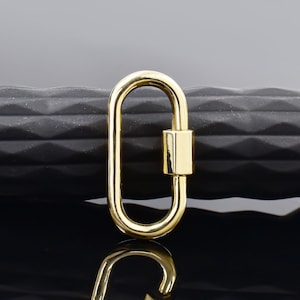 Diamond Carabiner Enhancer Lock Charm