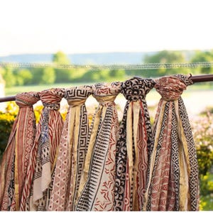 Sarong da spiaggia in cotone, pareo da spiaggia con stampa a blocchi indiani, pareo in cotone Zari, sciarpa boho, regalo per la festa della mamma, San Valentino, compleanno, estate