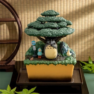Original Ghibli Totoro Porcelain Music Box/figure My Neighbor Totoro  Figurine/statue/replica/interior Decor/diorama Studio Ghibli Gift 