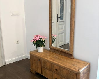 Cajón Art Déco/años 50/Yugoslavia/cómoda/aparador con cajones