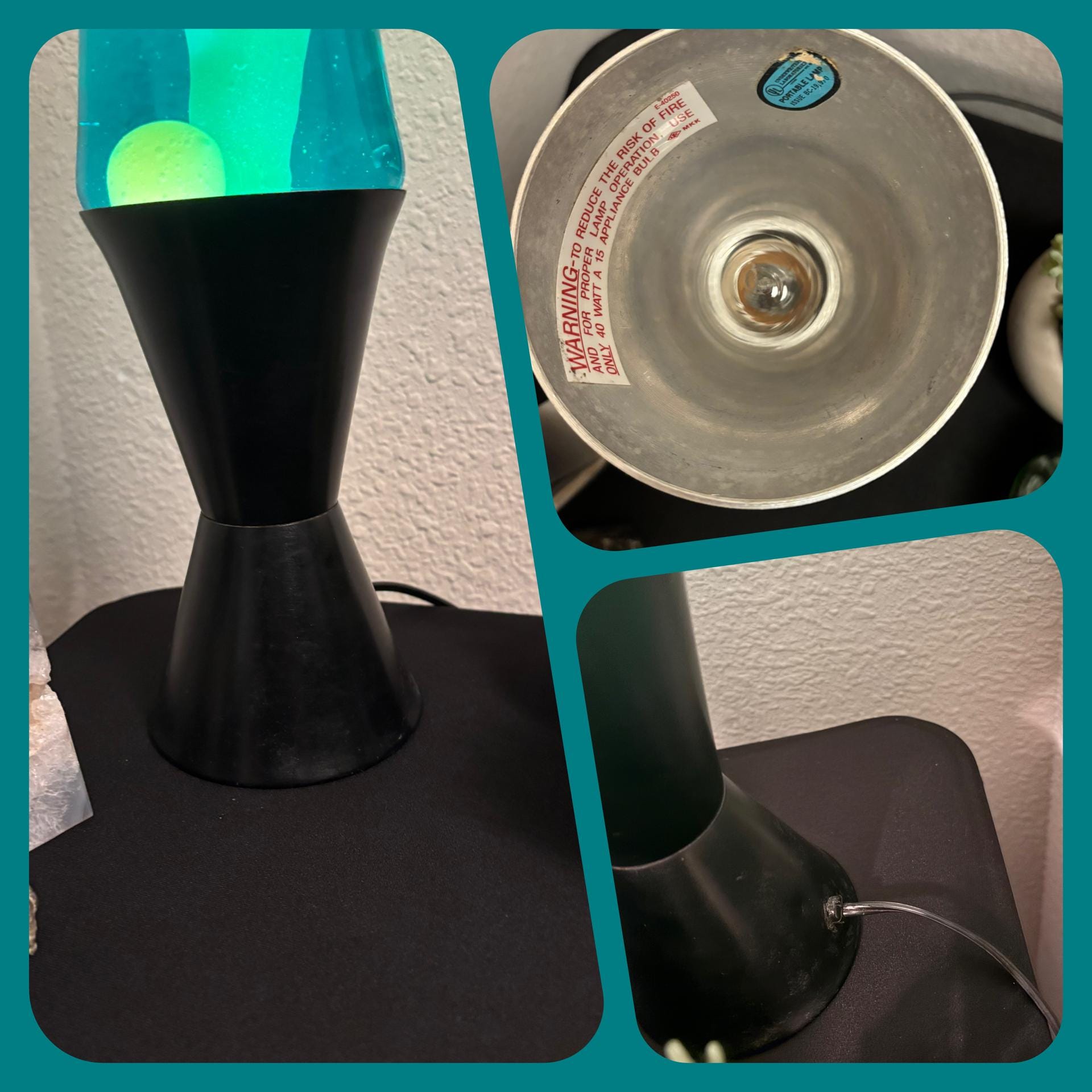 ◽️LAVA lite◽️アンティーク家電　アメリカ雑貨　イエローリキッド ◽️LAVA lite◽️アンティーク家電アメリカ雑貨イエローリキッド