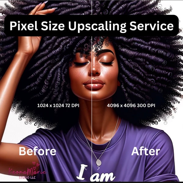 Upscale Your AI Art | We Can Level Up Your Pixel Size | Upscale 20 Images Per Order | Get Your AI Art off the Screen and onto Products