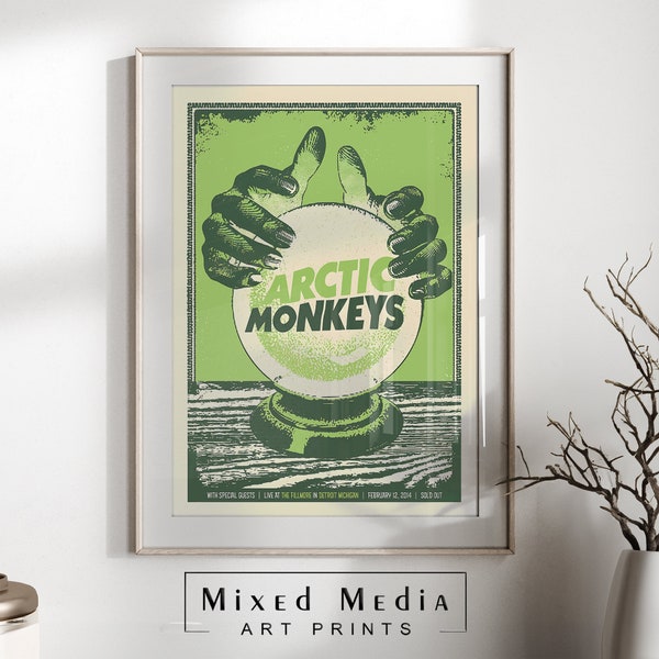 arctic monkeys - music poster | digital download | arctic monkeys print | arctic monkeys poster | downloadable prints