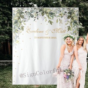 Bridal Shower Photo Backdrop Watercolor Flowers ,Custom Bridal Shower Backdrop Wedding photo backdrop ,Rustic Floral Bridal Shower Backdrop