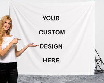 Custom Tapestry From Photo,Tapestries Custom Backdrop, Personalized Image Tapestry, Custom Cloth Backdrop,Personalize Wedding Tapestry,Gift