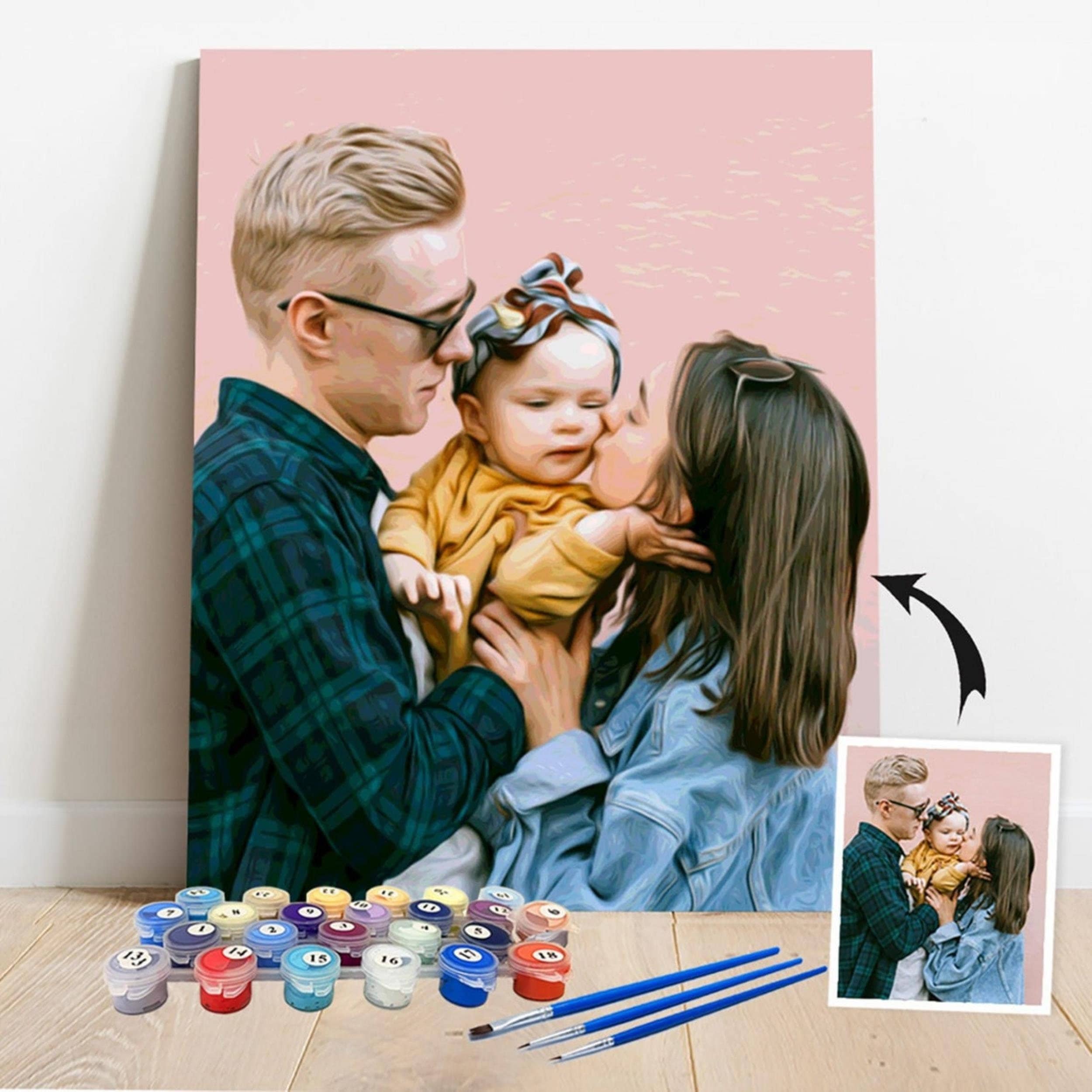 Custom Paint by Numbers Kit /paint Your Photos/personalised Etsy
