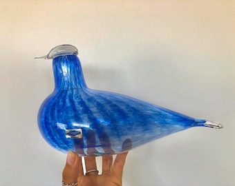 Oiva Toikka Festive Rooster (kukko) Glass Bird 1997 25 Years