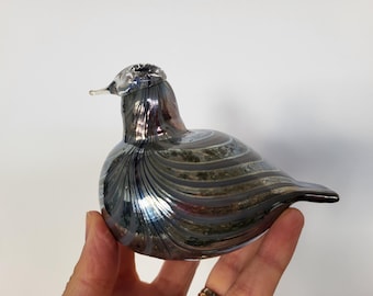 Limited Edition Rare Vintage Mouth-blown Glass Iittala Oiva Toikka