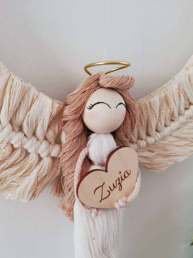 Christening Angel Present Personalized New Baby Gift Etsy